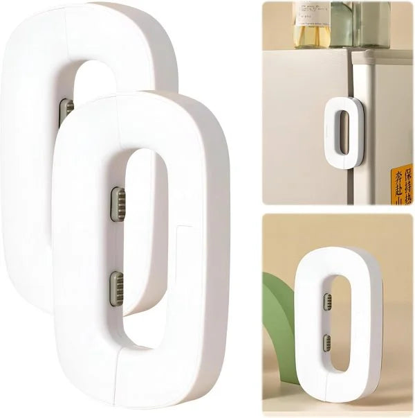 Child Safety Refrigerator Lock | Double Button Fridge & Freezer Door Lock